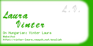 laura vinter business card